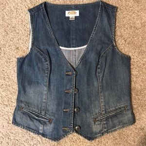 Talbots Petites Denim Vest